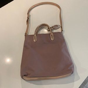 Banana Republic crossbody rose gold bag